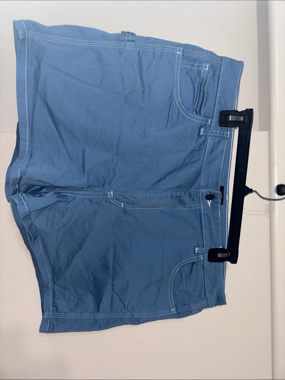 Dickies Women's Light Blue Cargo Shorts